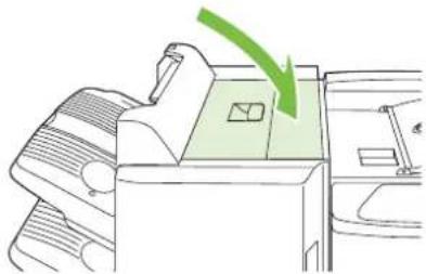 HP LaserJet CM6030F - Clear jams in the sorter area - 4