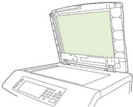 HP LaserJet CM6030F - Clean the ADF delivery system - 2