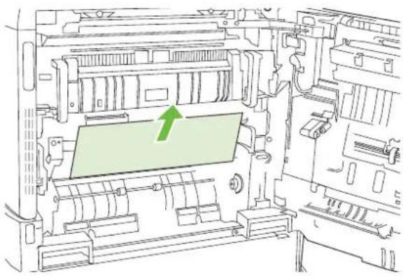 HP LaserJet CM6030F - AREA 5: Clear jams in Tray 2 and the internal paper path - 3