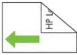 HP LaserJet CM6030F - Choose the correct orientation for loading letterhead, pre-printed, or pre-punched paper - 12