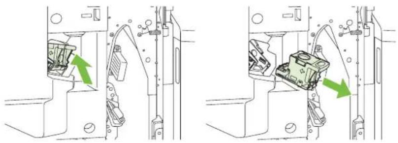 HP LaserJet CM6030F - Replace the staple cartridge - 2