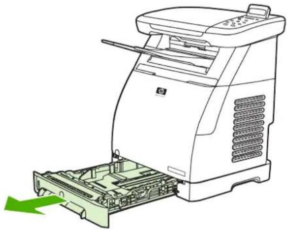 HP LaserJet CM1017 - Load tray 2 - 2