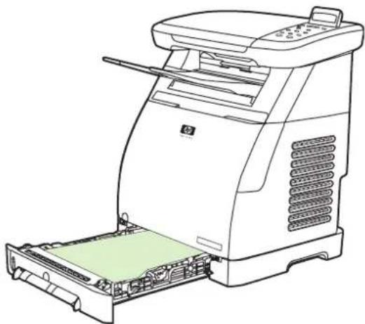HP LaserJet CM1017 - To print on both sides (manually) - 1