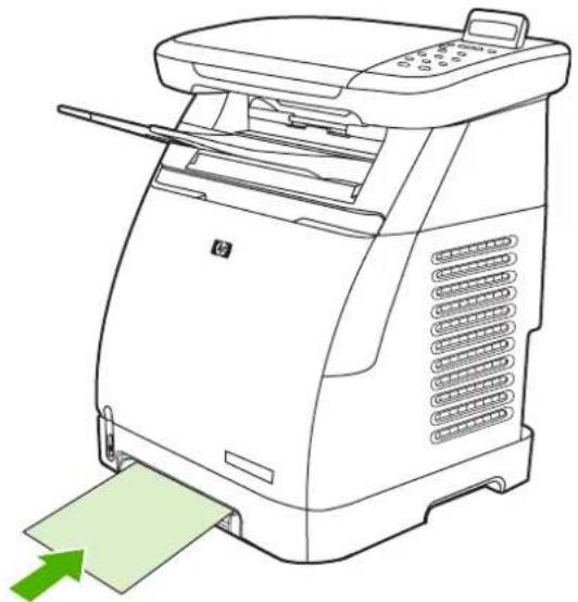 HP LaserJet CM1017 - Load tray 1 (single-sheet feed tray) - 2