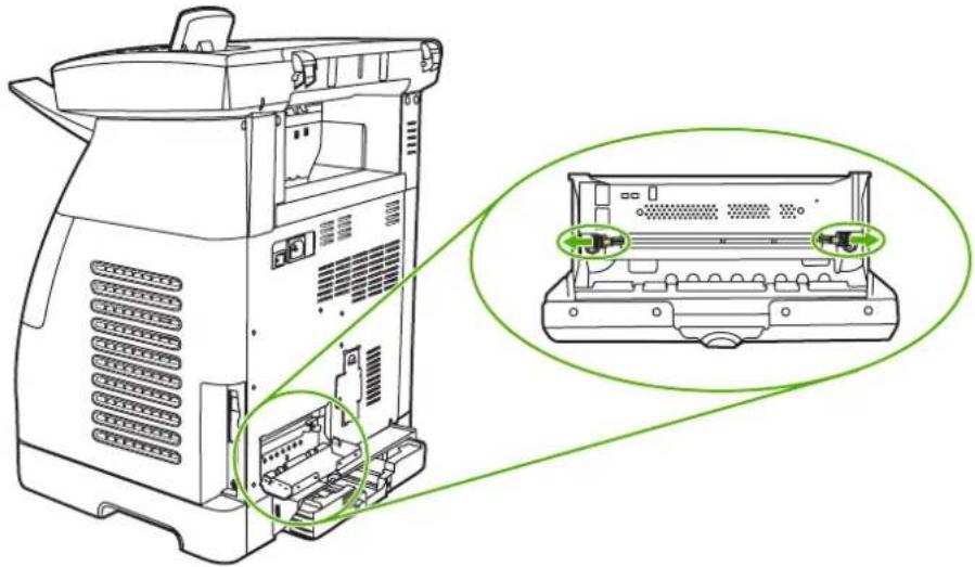 HP LaserJet CM1017 - Install memory DIMMs - 4