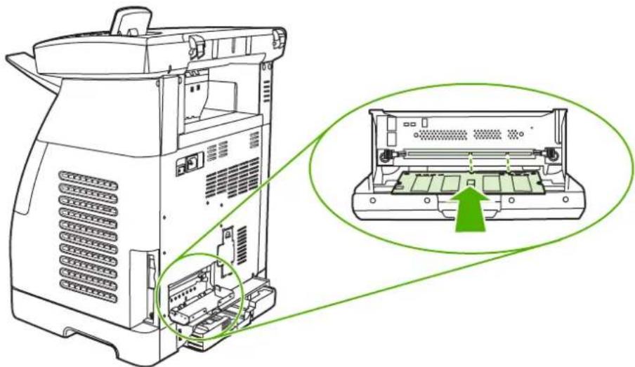 HP LaserJet CM1017 - Install memory DIMMs - 6
