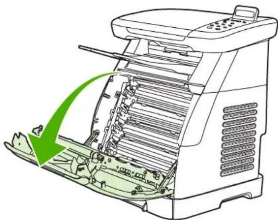 HP LaserJet CM1017 - Change the print cartridge - 1