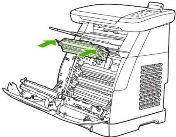 HP LaserJet CM1017 - Change the print cartridge - 8