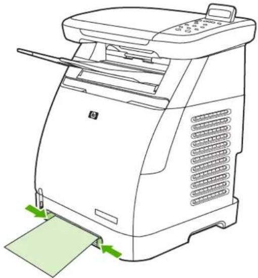 HP LaserJet CM1017 - Load tray 1 (single-sheet feed tray) - 1