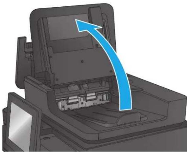 HP LaserJet M680F - Clear jams in the document feeder - 5