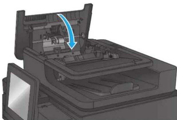 HP LaserJet M680F - Clear jams in the document feeder - 11