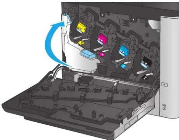 HP LaserJet M680F - Replace the toner collection unit - 6