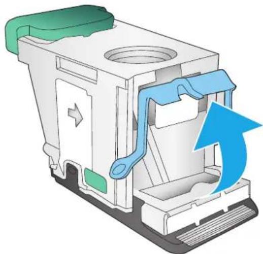 HP LaserJet M680F - Clear staple jams in the stapling mailbox accessory - 3