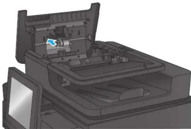 HP LaserJet M680F - Clear jams in the document feeder - 4