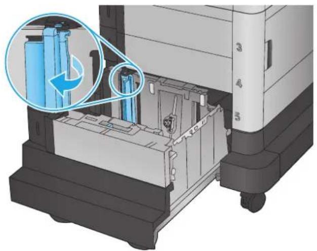 HP LaserJet M680F - Load the 1,500-sheet high-capacity input tray - 3