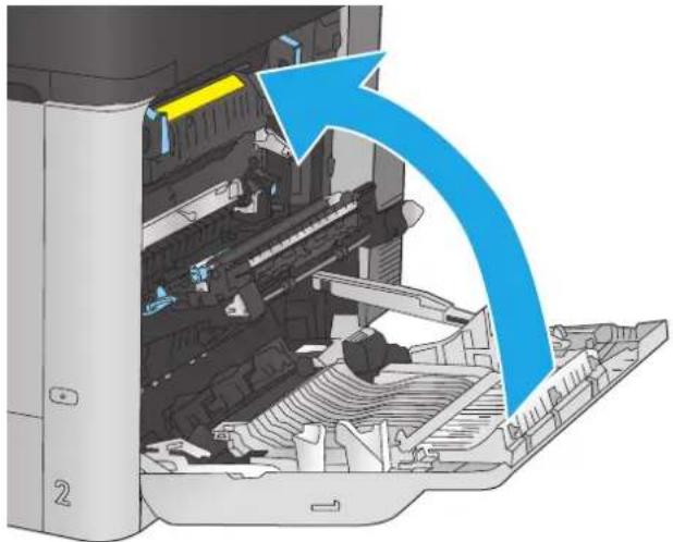 HP LaserJet M680F - Clear jams in the right door and the fuser area - 9