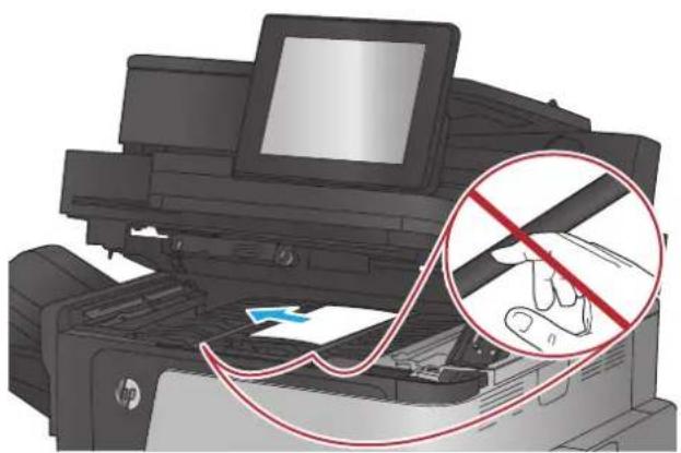 HP LaserJet M680F - Clear jams from under the top cover - 2