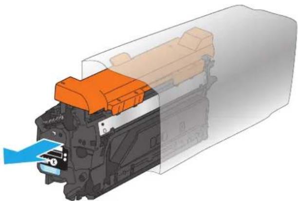 HP LaserJet M680F - Replace the toner cartridges - 6