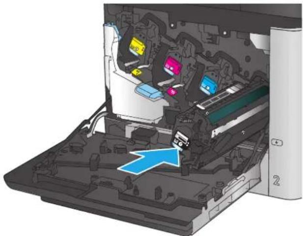 HP LaserJet M680F - Replace the toner cartridges - 9