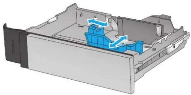 HP LaserJet M680F - Load Tray 2 and the 500-sheet trays - 3