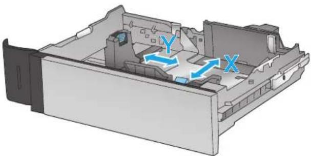 HP LaserJet M680F - Load Tray 2 and the 500-sheet trays - 6