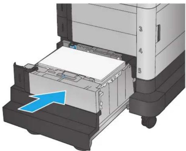 HP LaserJet M680F - Load the 1,500-sheet high-capacity input tray - 5