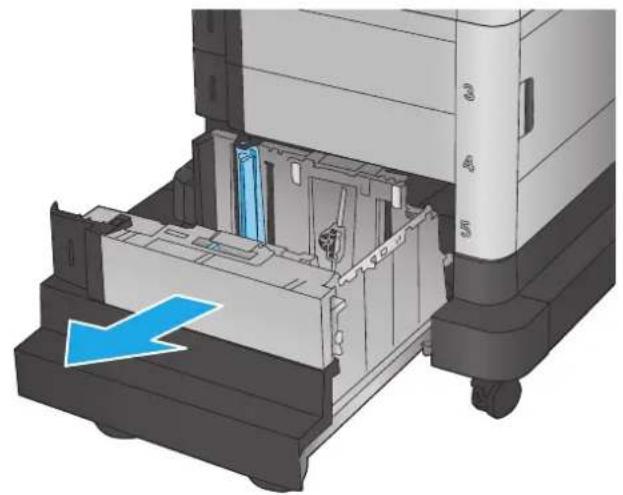 HP LaserJet M680F - Load the 1,500-sheet high-capacity input tray - 1