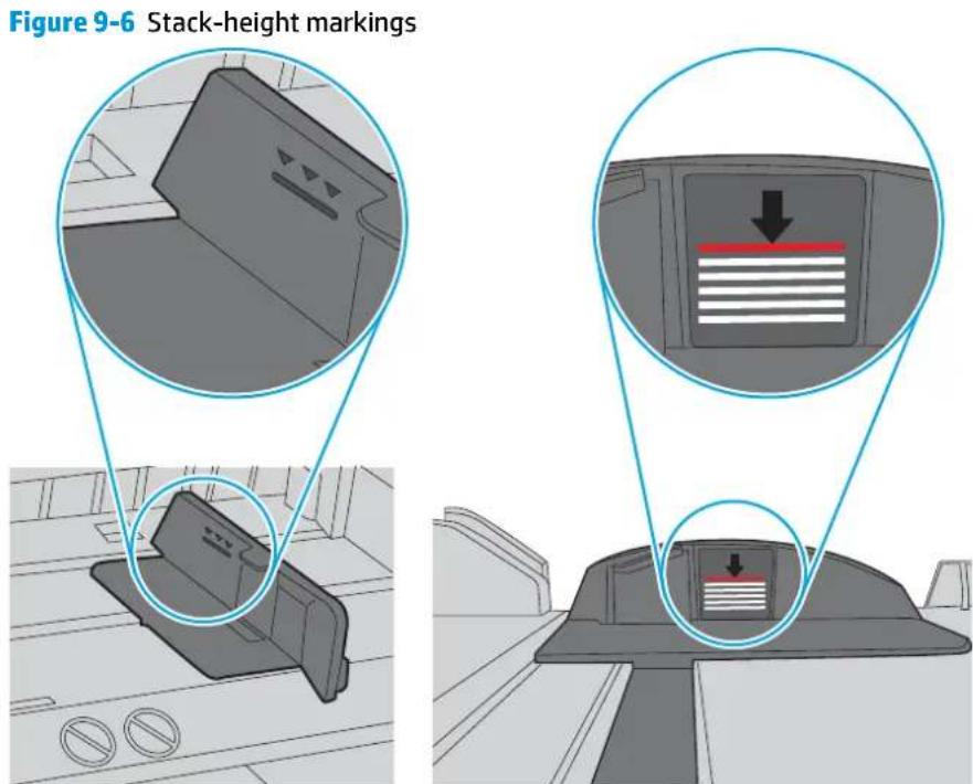 HP LaserJet M527f - The printer picks up multiple sheets of paper - 3