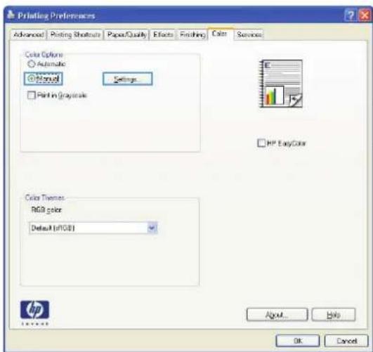HP LaserJet Pro M276NW - Change color options (Windows) - 2
