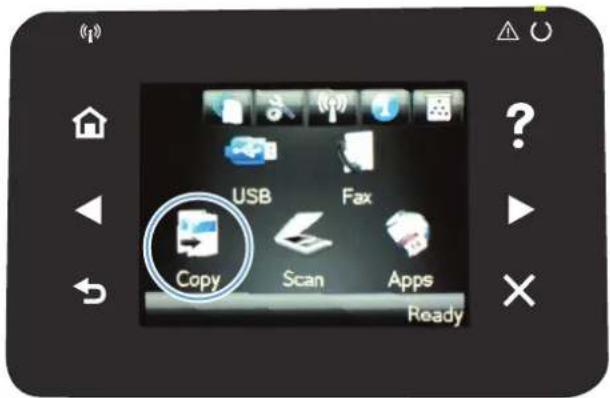 HP LaserJet Pro M276NW - Set new default copy settings - 1