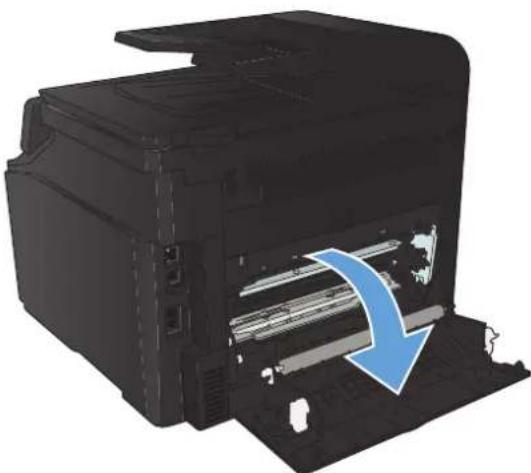 HP LaserJet Pro M276NW - Clear jams from the rear door - 1