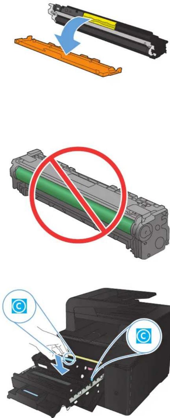 HP LaserJet Pro M276NW - Replace the toner cartridges - 4