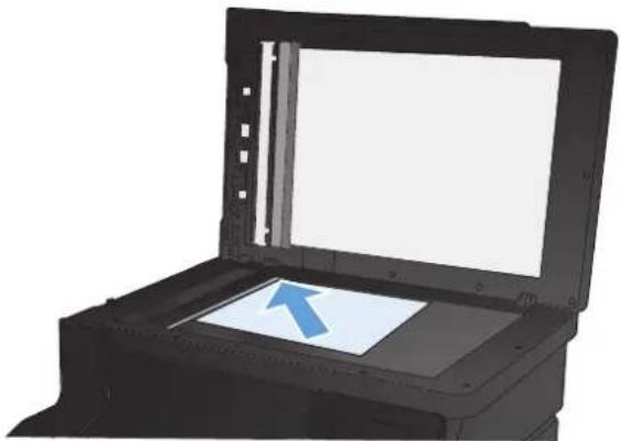 HP LaserJet Pro M276NW - Fax from the flatbed scanner - 1