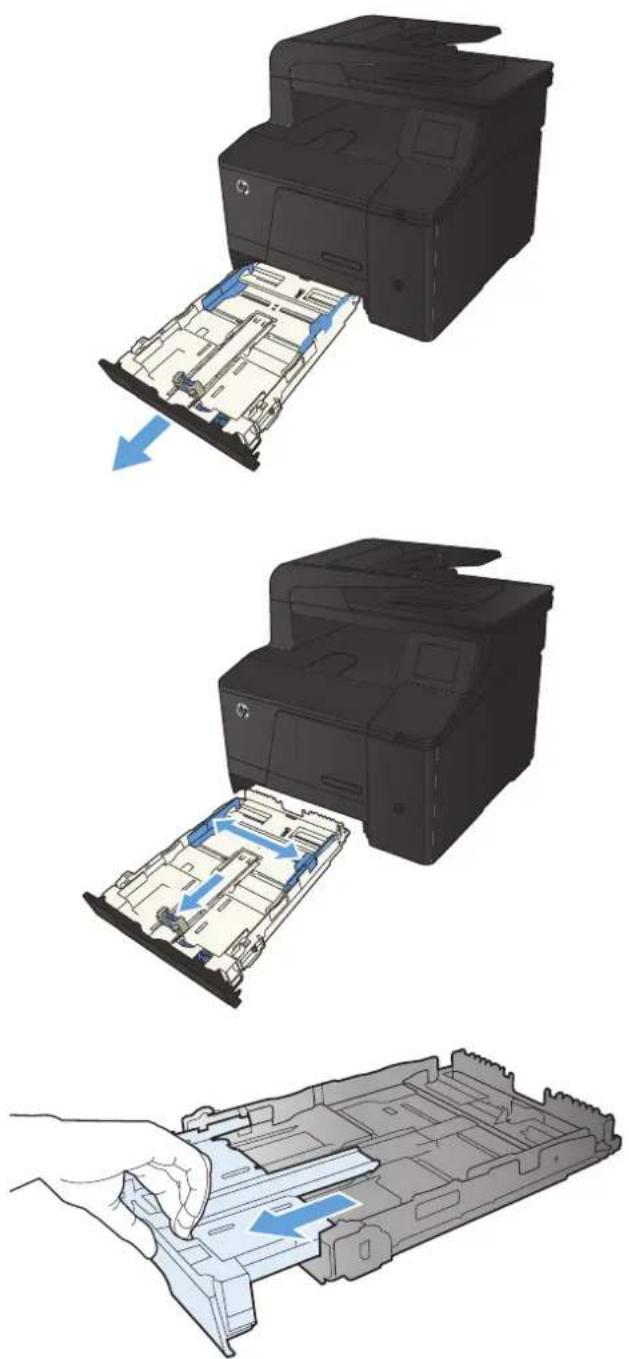 HP LaserJet Pro M276NW - Load the paper input tray - 1
