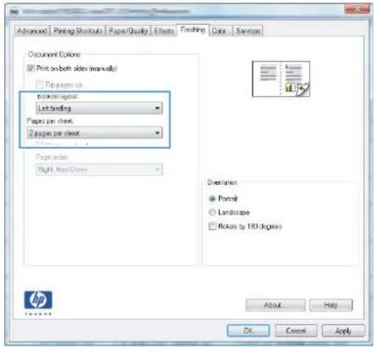 HP LaserJet Pro M276NW - Create a booklet (Windows) - 4