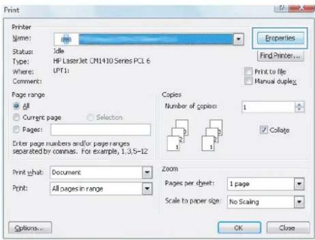 HP LaserJet Pro M276NW - Create a printing shortcut (Windows) - 1