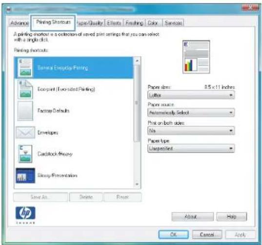 HP LaserJet Pro M276NW - Create a printing shortcut (Windows) - 2