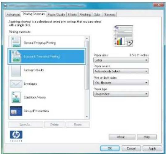 HP LaserJet Pro M276NW - Create a printing shortcut (Windows) - 3