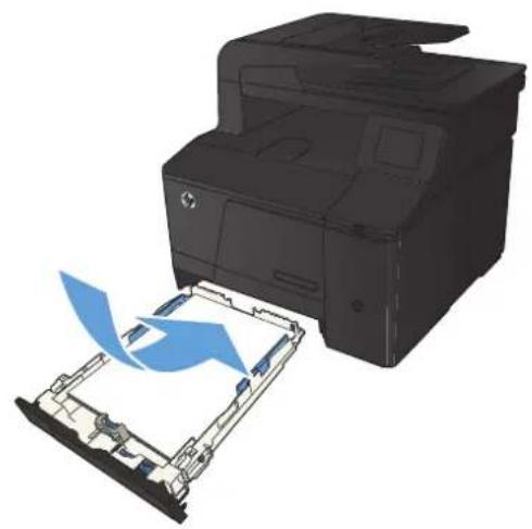 HP LaserJet Pro M276NW - Load the paper input tray - 2
