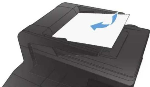 HP LaserJet Pro M276NW - Fax from the document feeder - 1