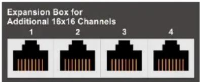 UNiKA NBB-1616e - Expansion Box Interface (RJ45 x 4): - 1