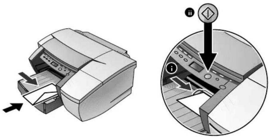 HP Business Inkjet 2230 - Printing Envelopes or Cards through the Envelope Feed - 1