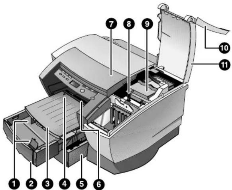HP Business Inkjet 2230 - Understanding the Printer's Parts and Functions - 1