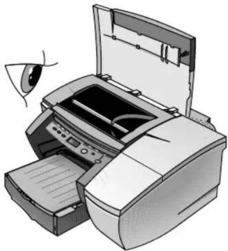HP Business Inkjet 2230 - Paper is Jammed in the Printer - 2