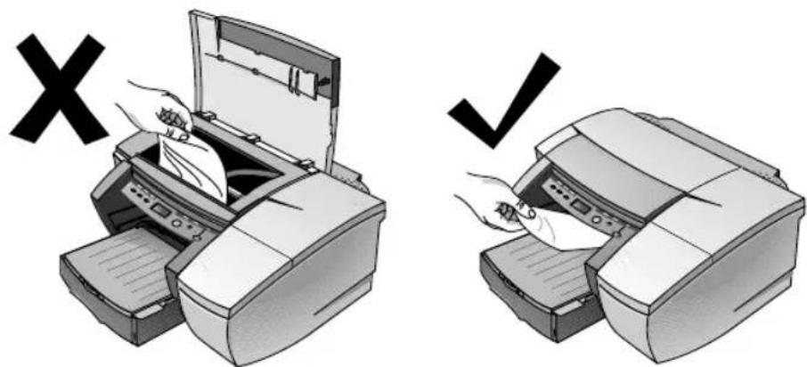 HP Business Inkjet 2230 - Paper is Jammed in the Printer - 5