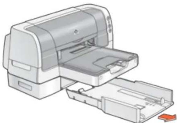 HP Deskjet 6127 - load paper in the tray - 1