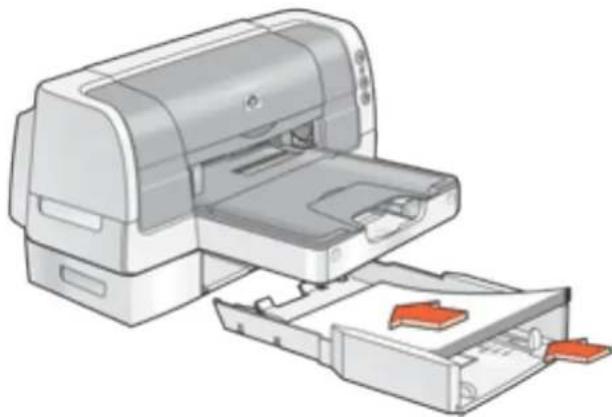 HP Deskjet 6127 - load paper in the tray - 2