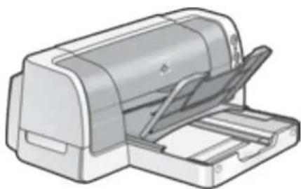 HP Deskjet 6127 - Out tray - 1