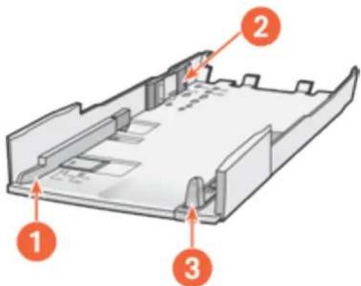 HP Deskjet 6127 - 250-sheet plain paper tray description - 2