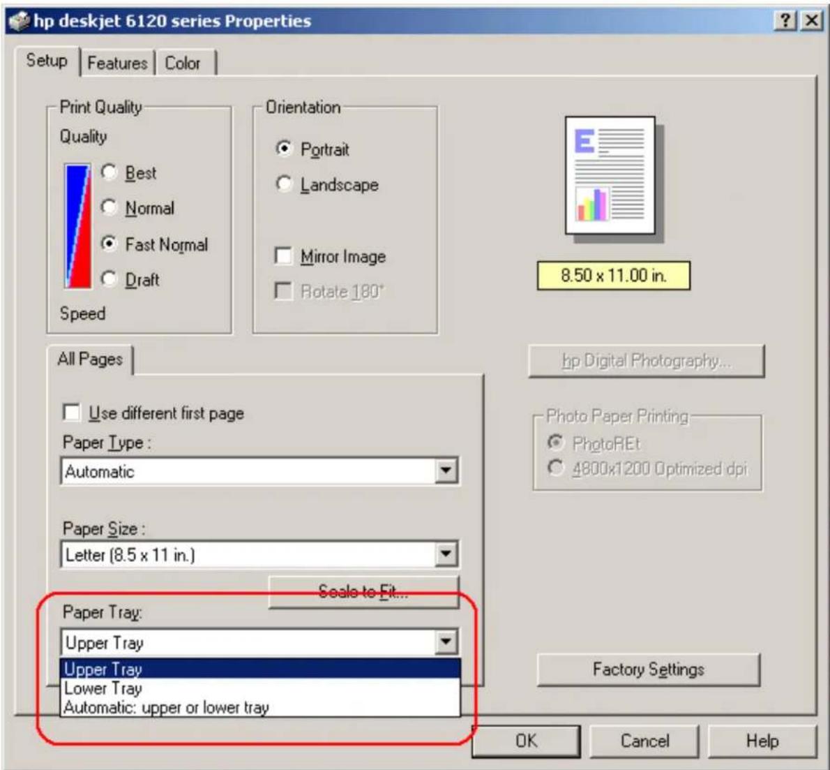 HP Deskjet 6127 - printing instructions - 1